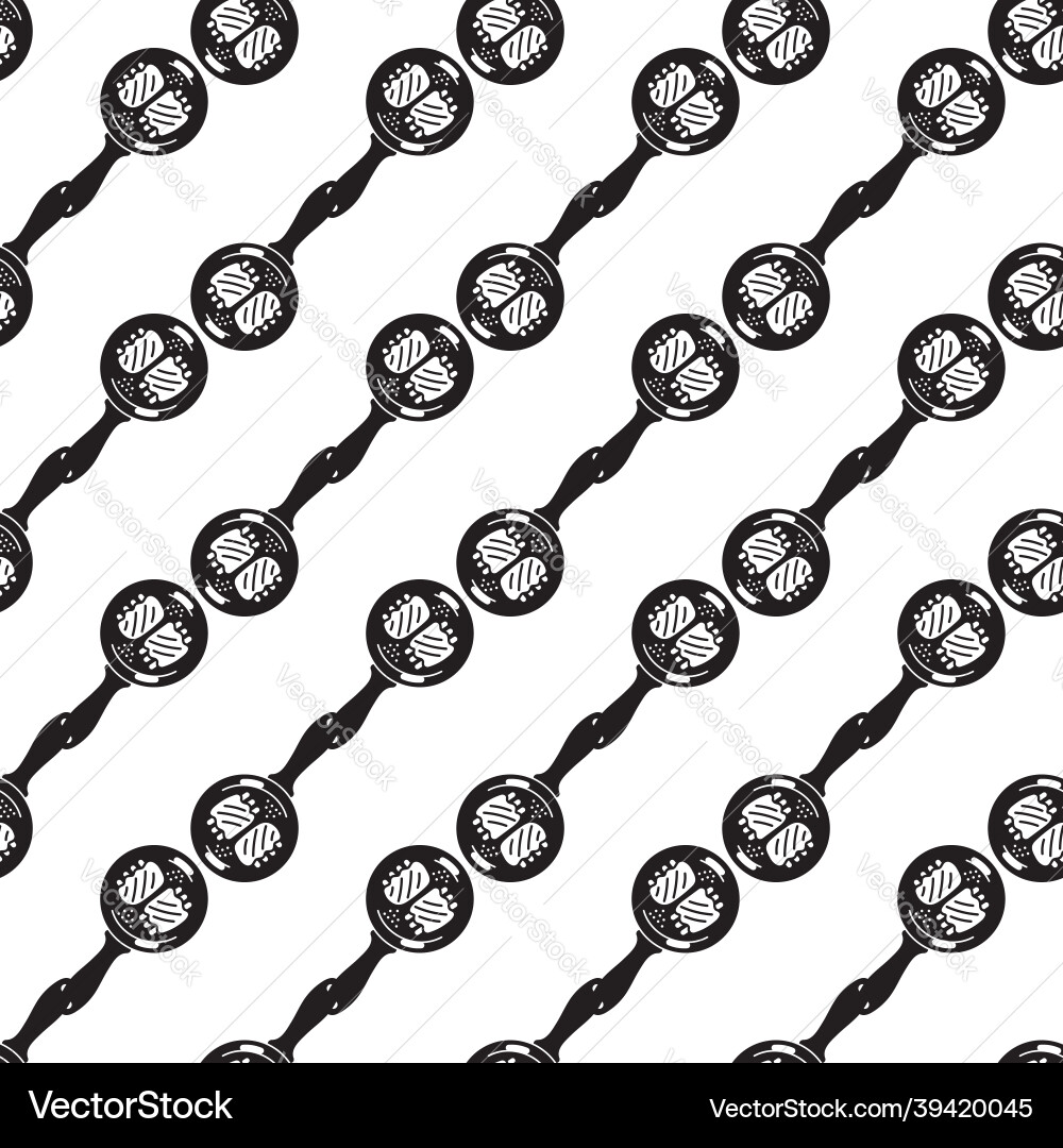 Steak on griddle pattern seamless Steak on griddle pattern seamless Vector Image