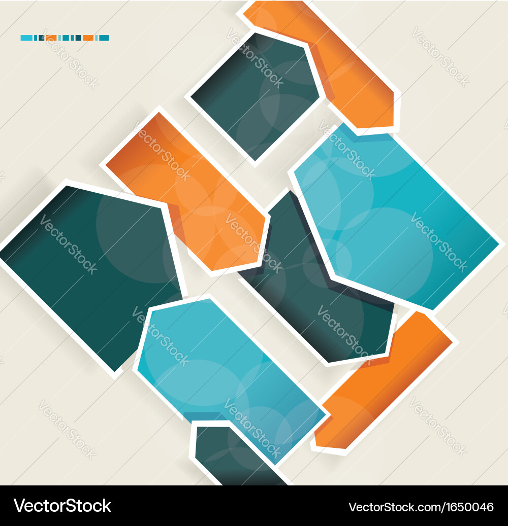 Abstract background with colorful arrows vector image