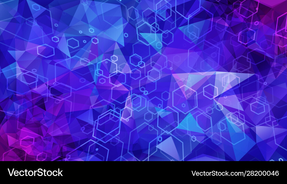 Abstract polygon background futuristic triangle Abstract polygon background futuristic triangle vector image