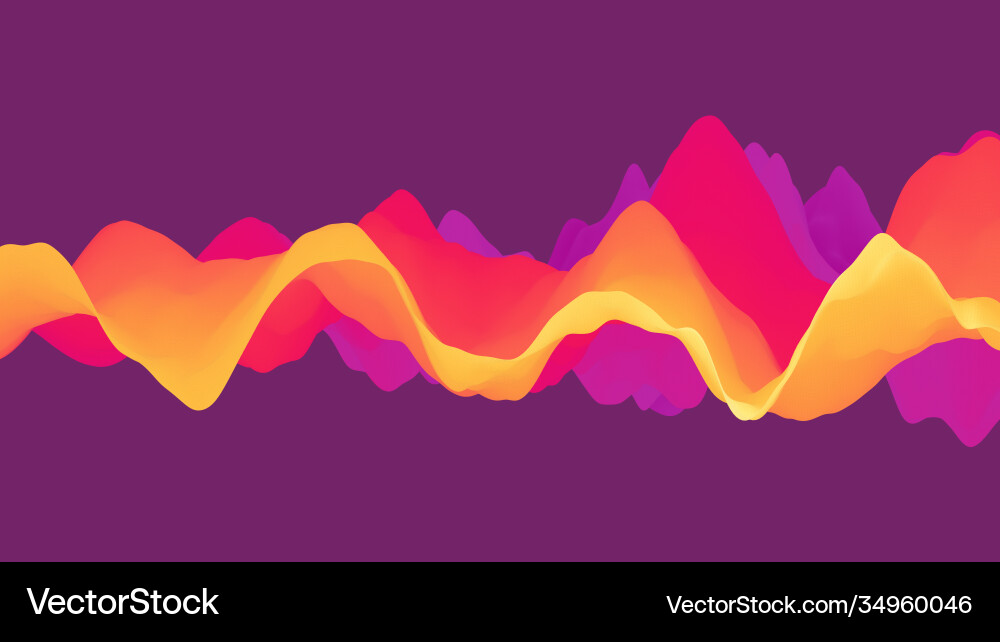 Abstract wavy background with modern gradient Abstract wavy background with modern gradient vector image
