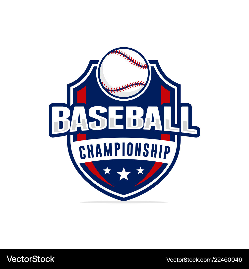 Baseball Badge Emblem vector image