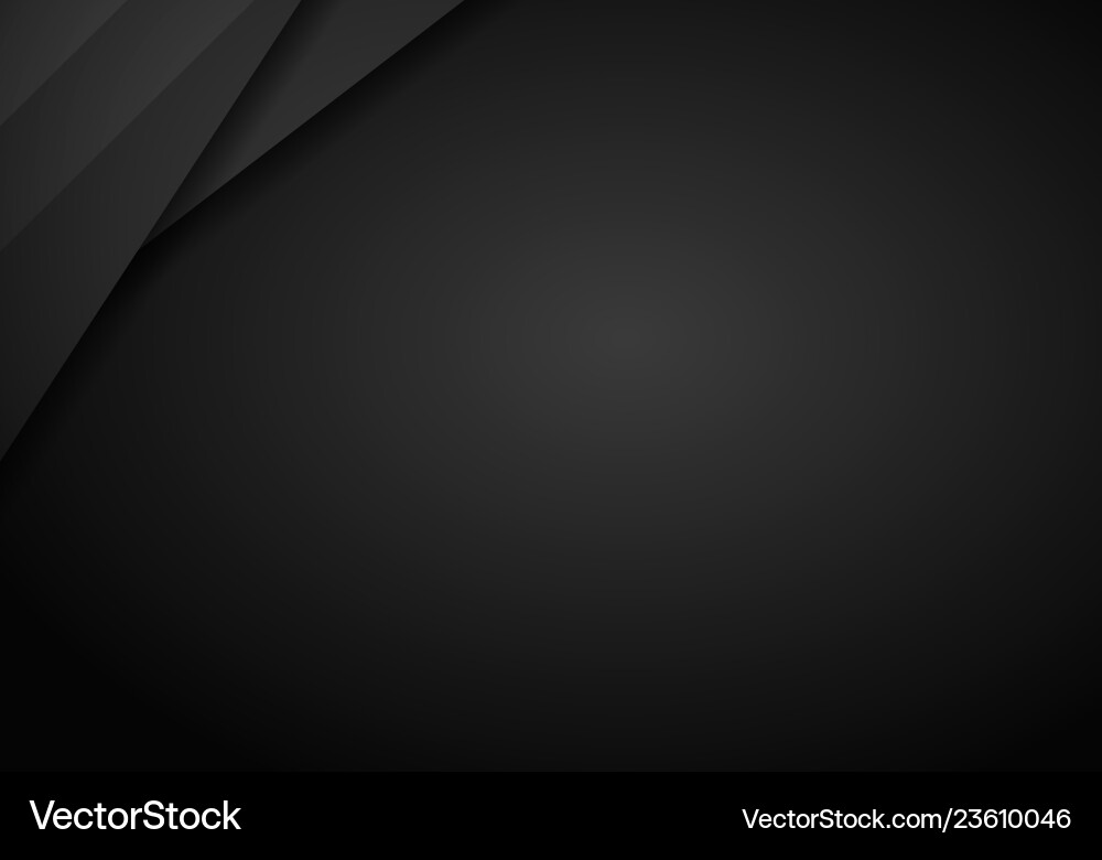 Black background overlap dimension grey message Black background overlap dimension grey message vector image