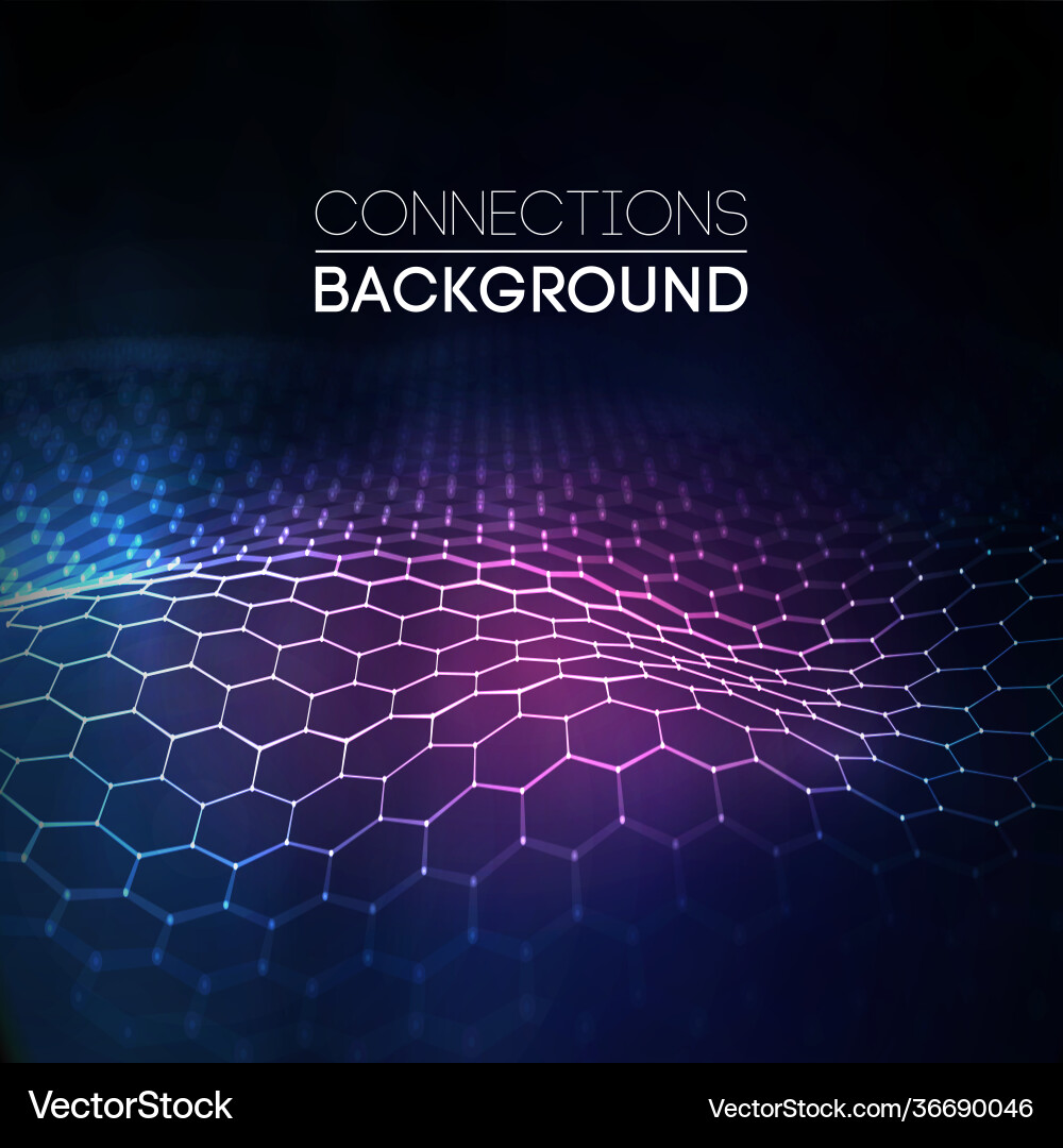 Network Connection Abstract Background vector image