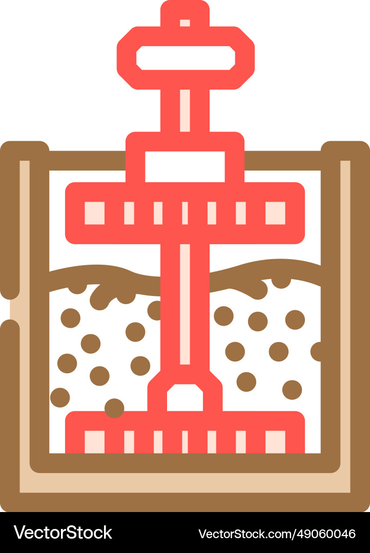 Ore processing mining color icon Ore processing mining color icon Vector Image