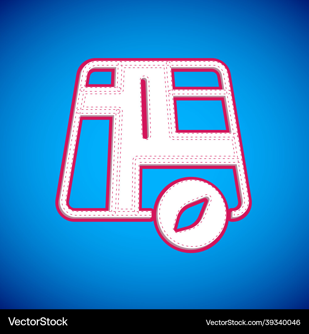 White map pointer with taxi car icon isolated White map pointer with taxi car icon isolated vector image
