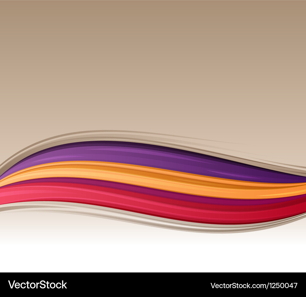 Abstract Color Flow Background vector image