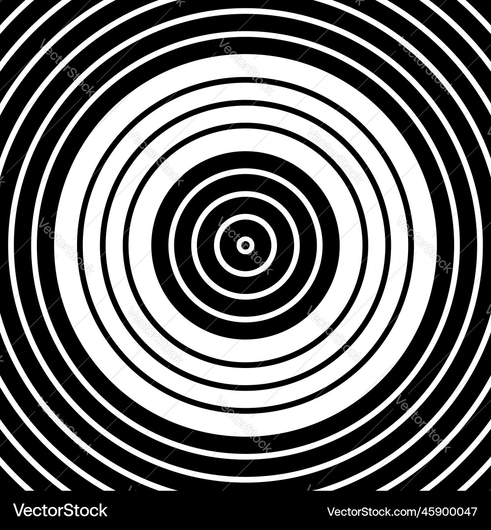 Concentric Circle Pattern vector image