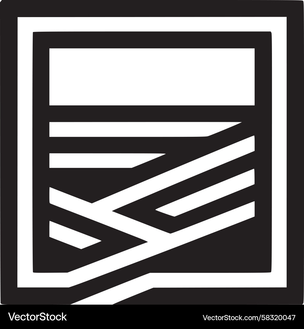 Dynamic Geometric Pattern Fragment Vector Image