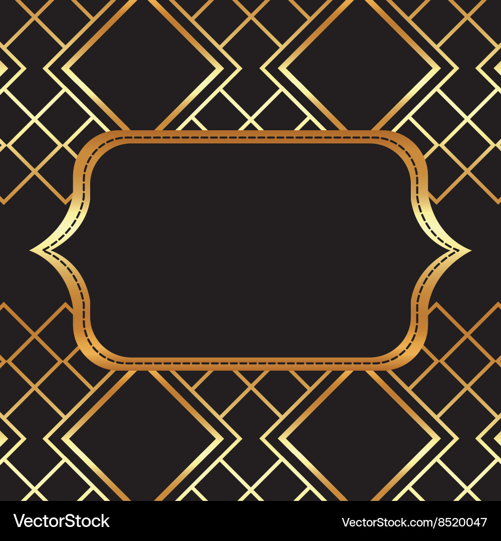 Flat about gatsby background design vector image