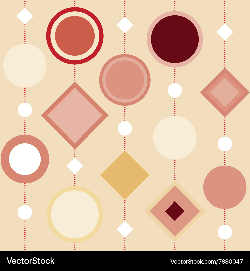 Seamless geometric pattern background vector image