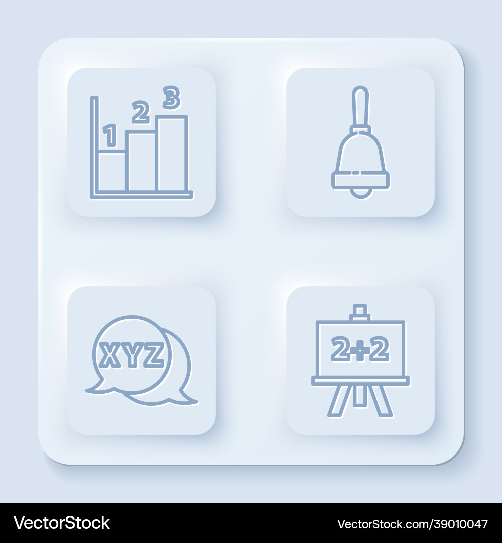 Set line graph schedule chart diagram test Set line graph schedule chart diagram test vector image