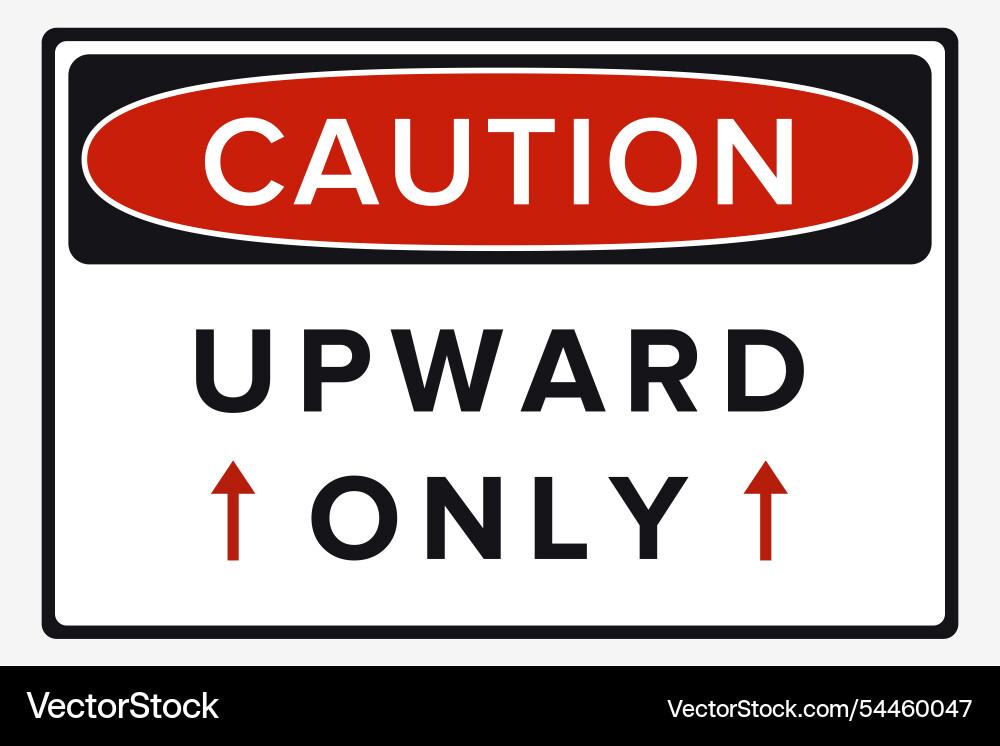 This way up correct orientation indicator Vector Image