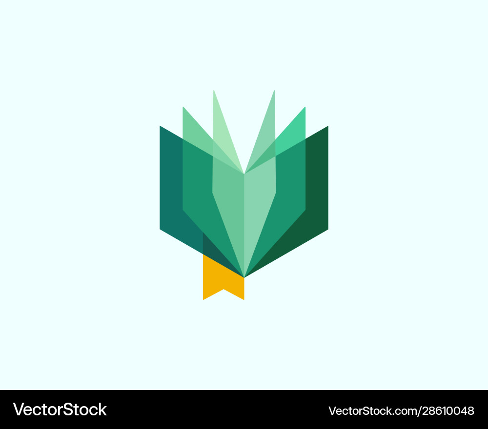 Abstract bright colorful open book modern minimal Abstract bright colorful open book modern minimal Vector Image