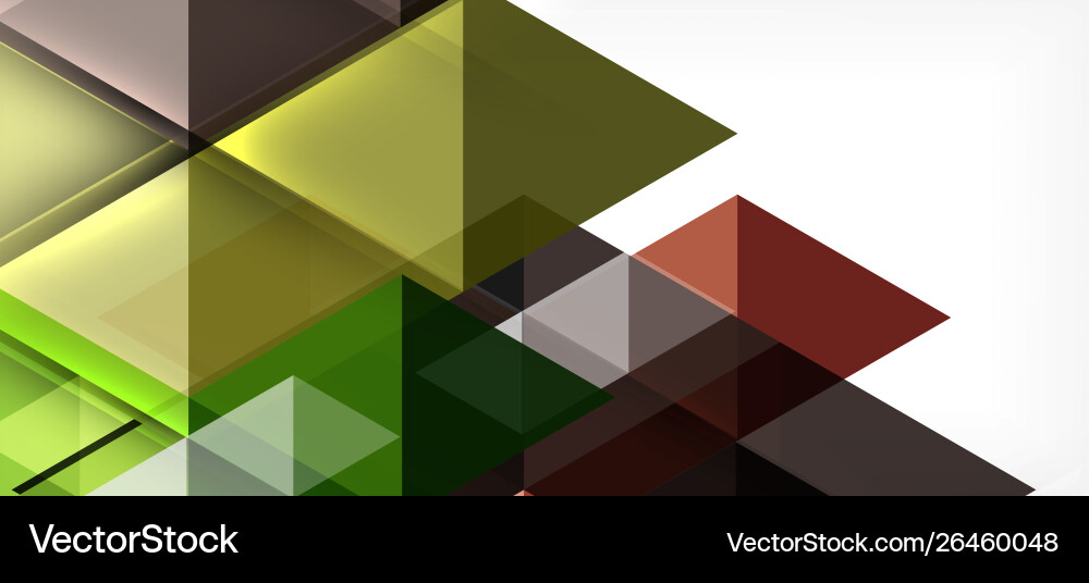 Abstract triangle pattern colorful backdrop Vector Image