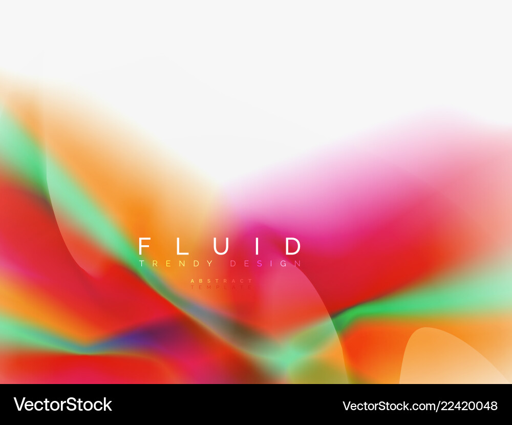 Background abstract color flow liquid design Vector Image