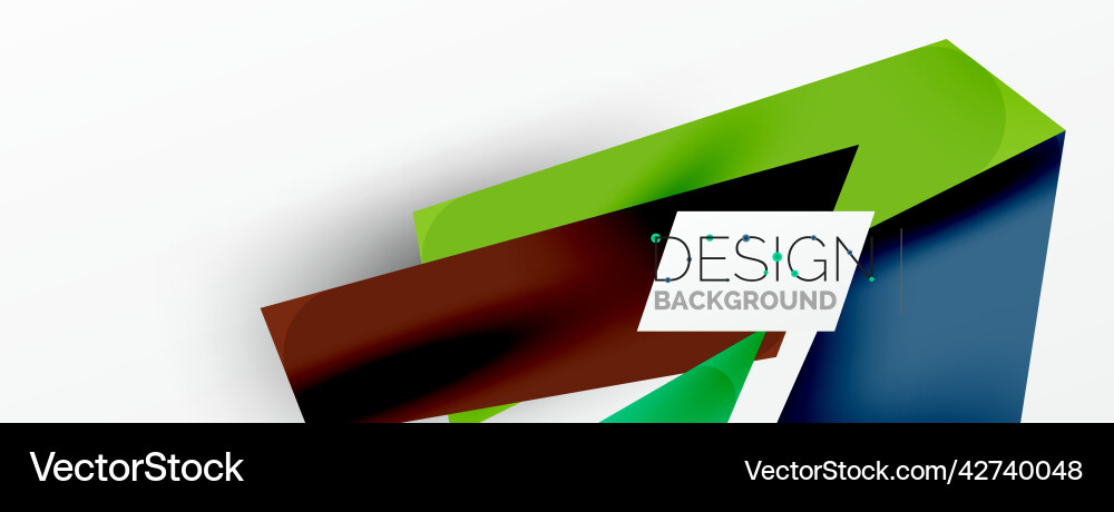 Background abstract overlapping shapes minimal Vector Image
