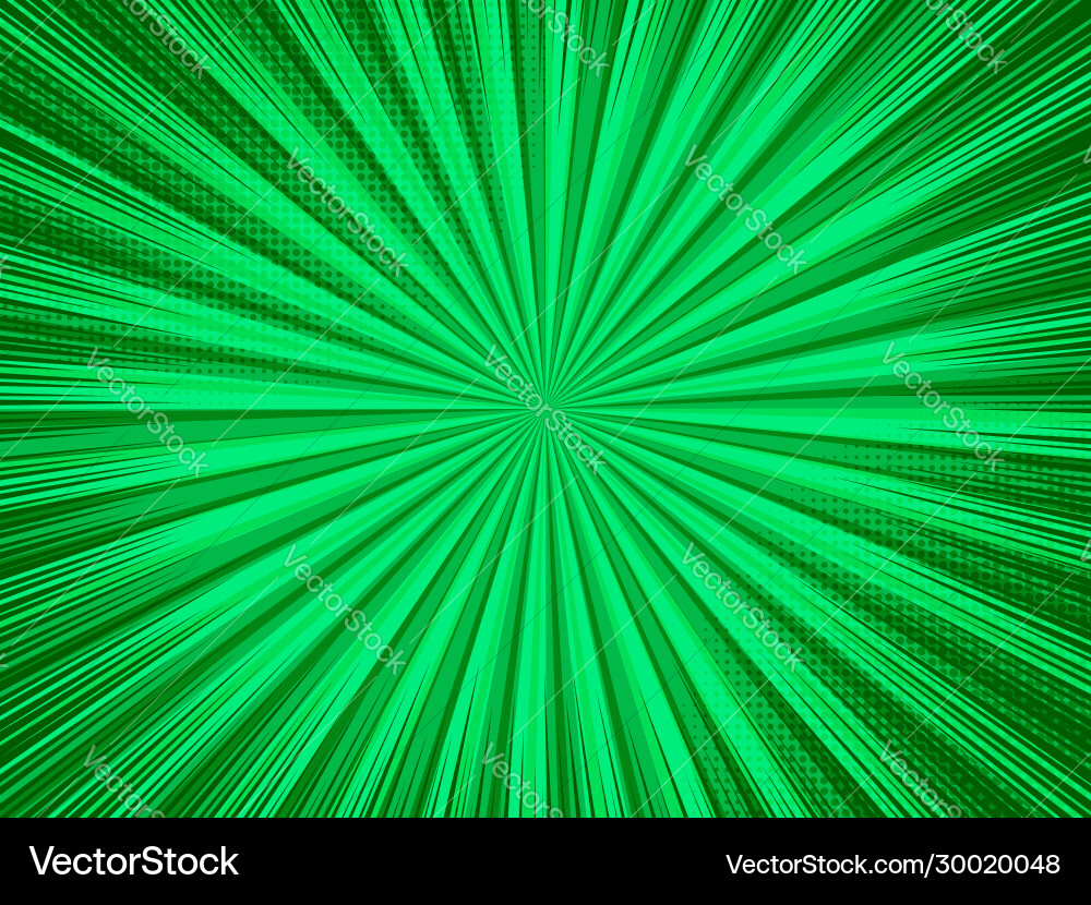 Comic green abstract background Comic green abstract background vector image