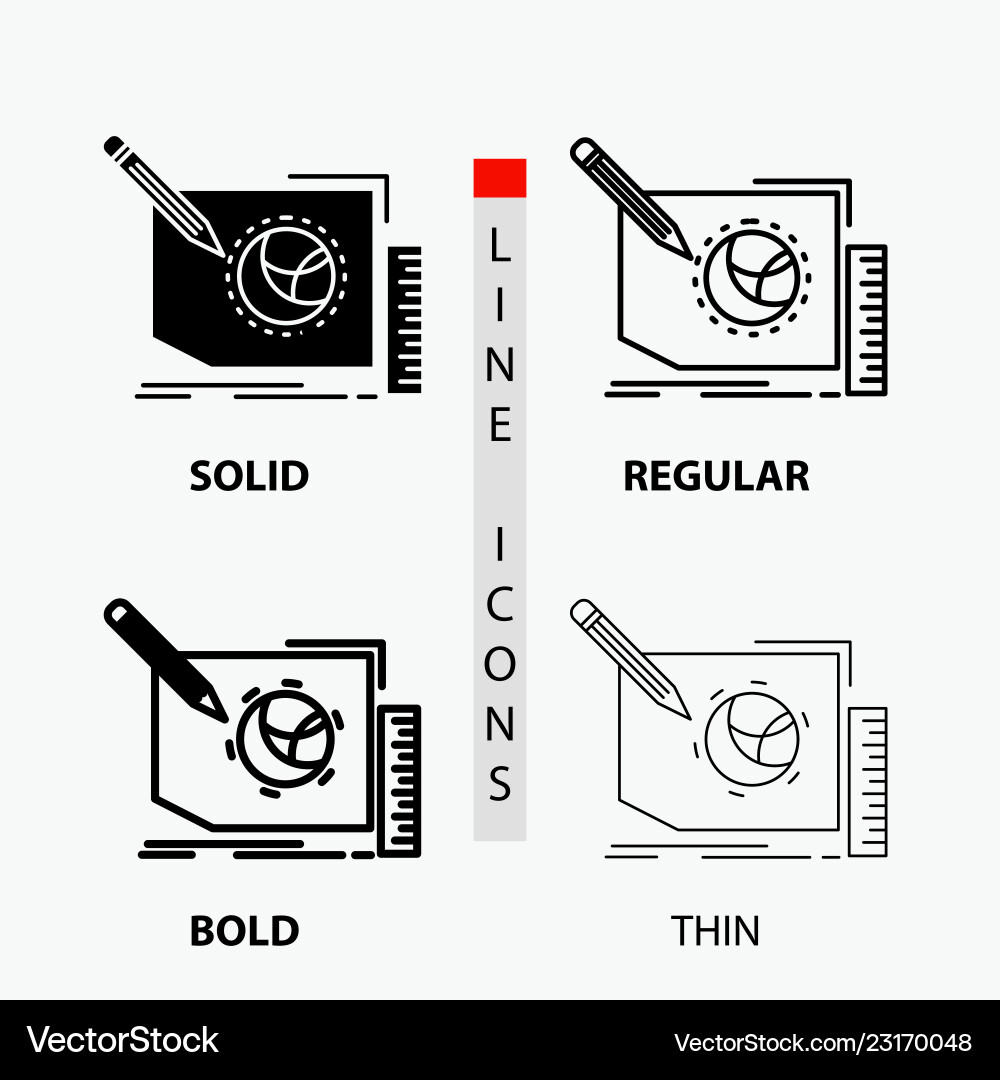 Content design frame page text icon in thin Content design frame page text icon in thin vector image
