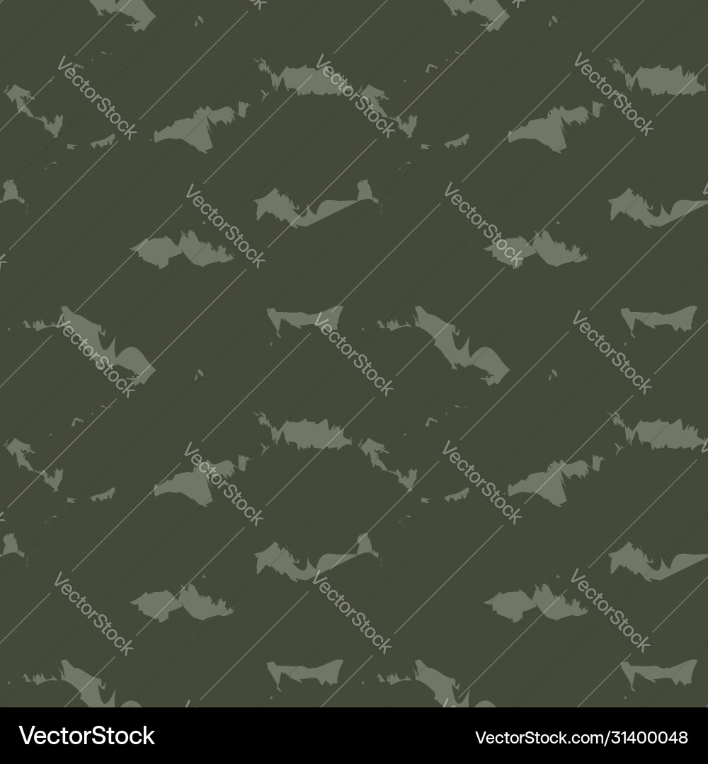 Green camouflage abstract seamless pattern Vector Image