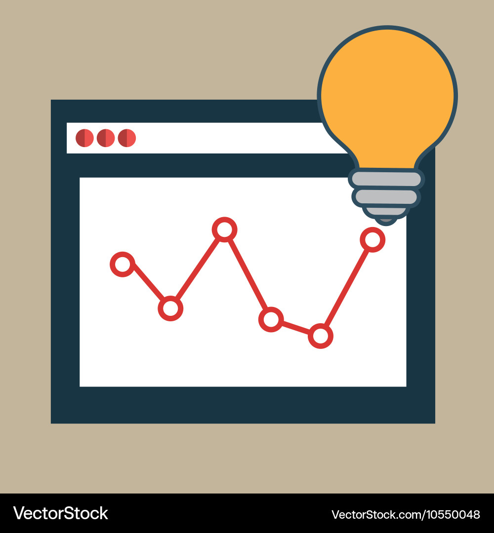 Page web internet idea Vector Image