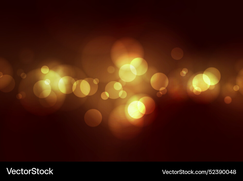 Realistic bokeh background Vector Image