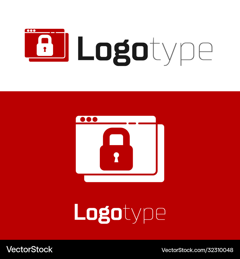 Red secure your site with https ssl icon isolated Red secure your site with https ssl icon isolated vector image