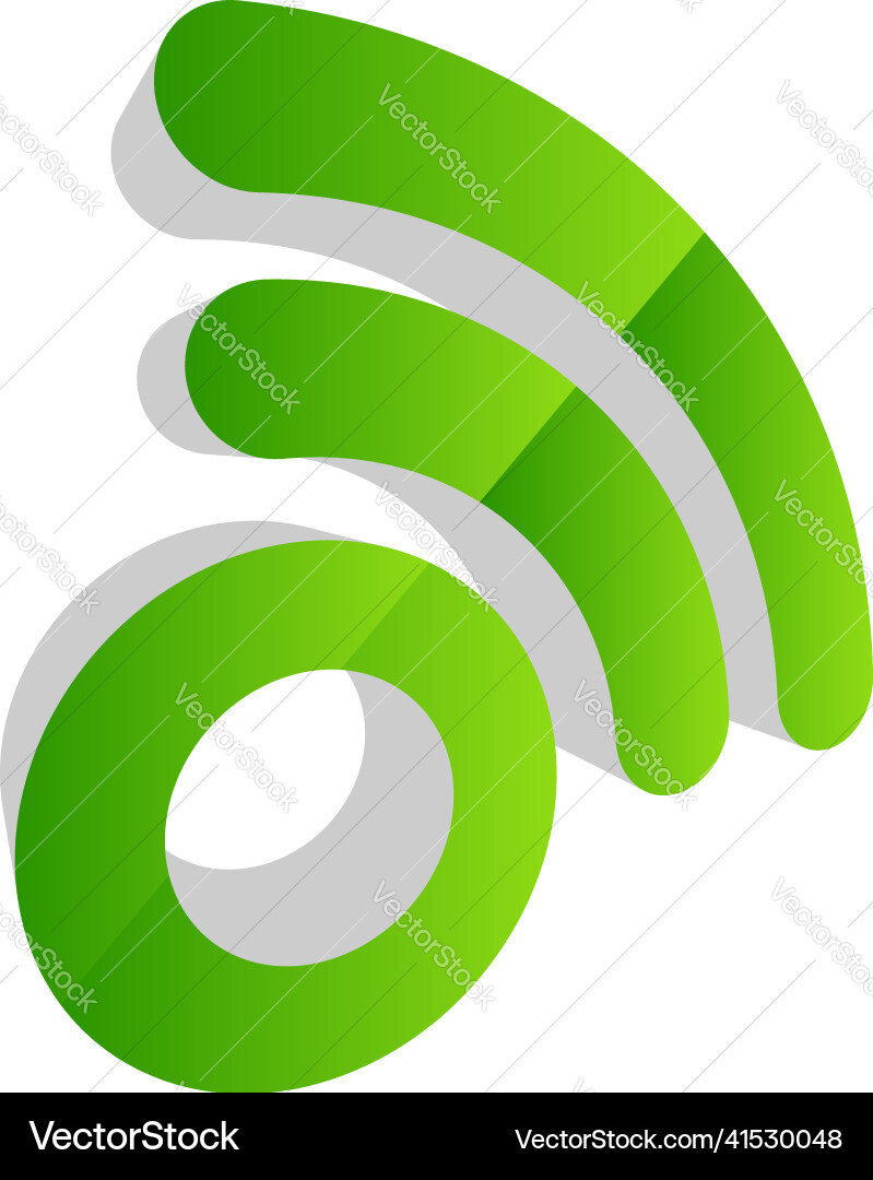 Wireless cordless signal internet wifi shape icon Wireless cordless signal internet wifi shape icon vector image