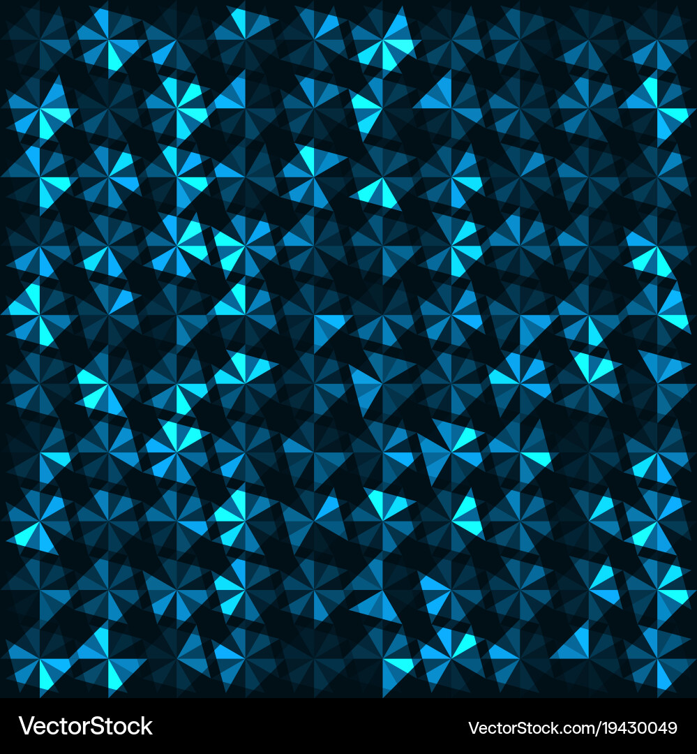 Abstract background of triangles vector image