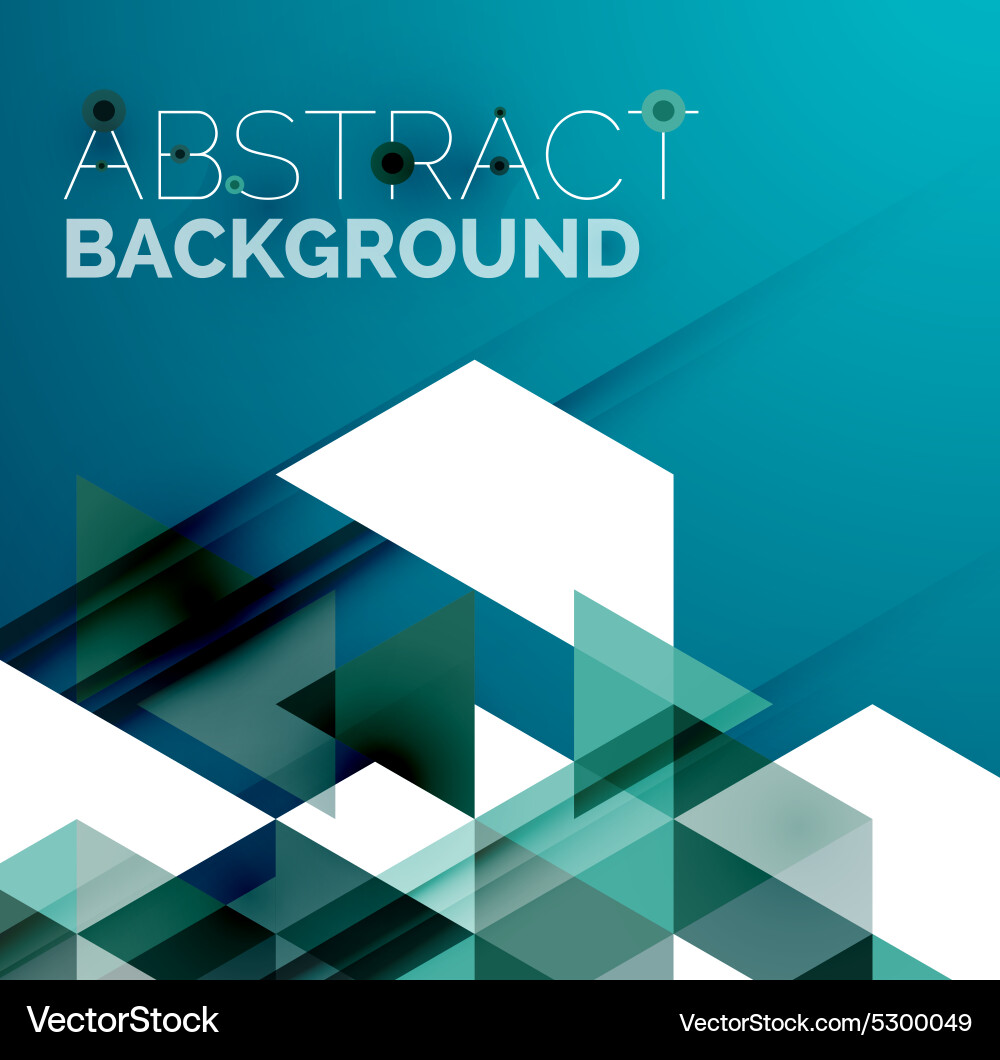 Abstract geometric background modern overlapping vector image