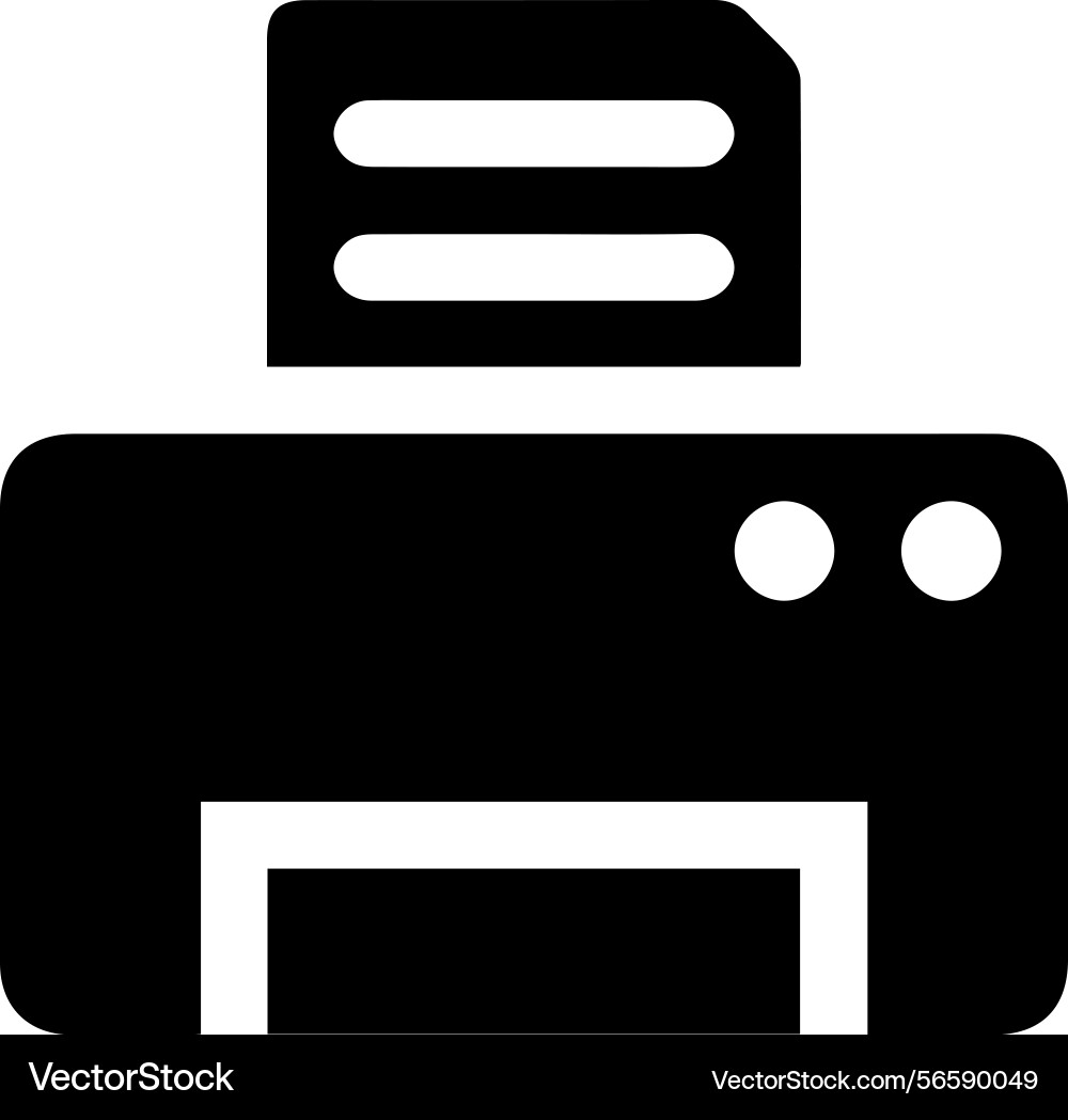 Computer printer icon symbol image Computer printer icon symbol image vector image