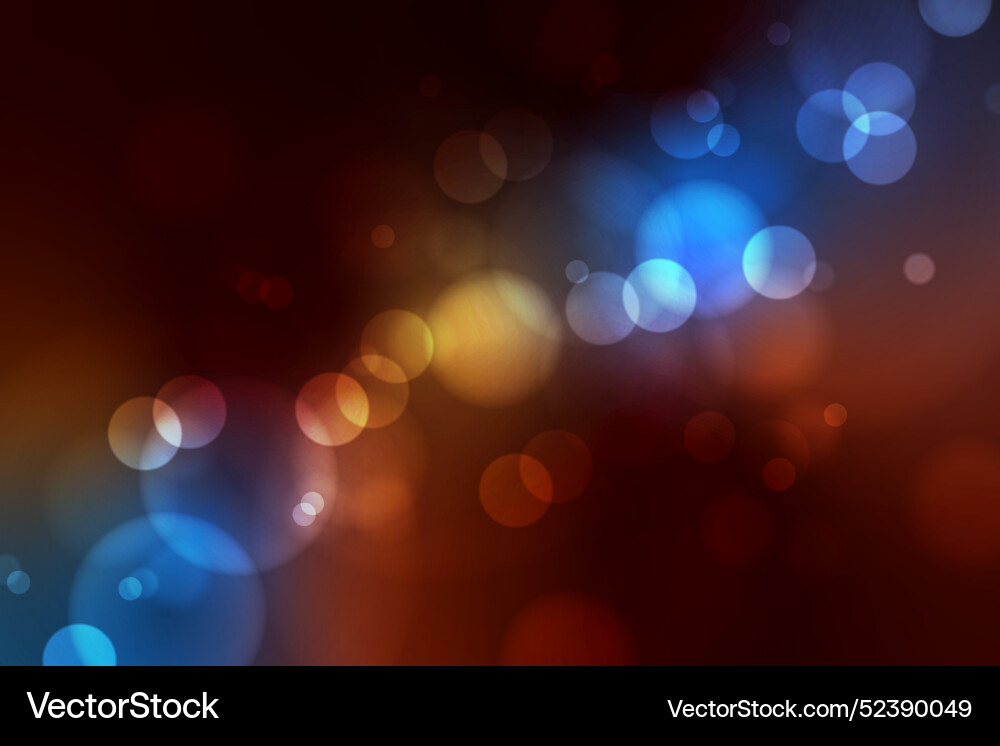 Realistic bokeh background Vector Image