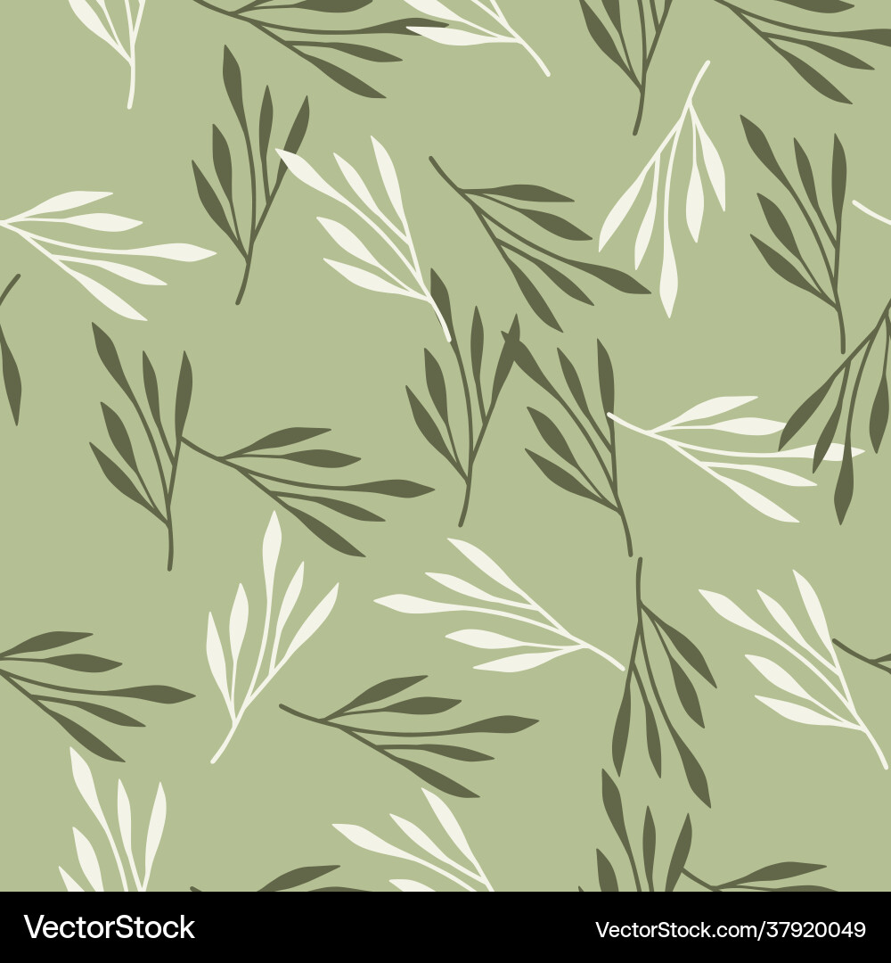Spring season seamless pattern with random hand Spring season seamless pattern with random hand vector image
