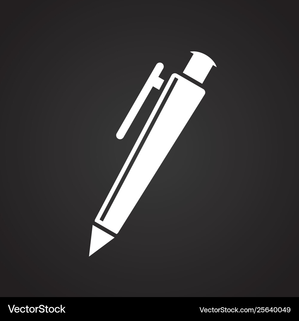 Writing related icon on background for graphic Writing related icon on background for graphic vector image