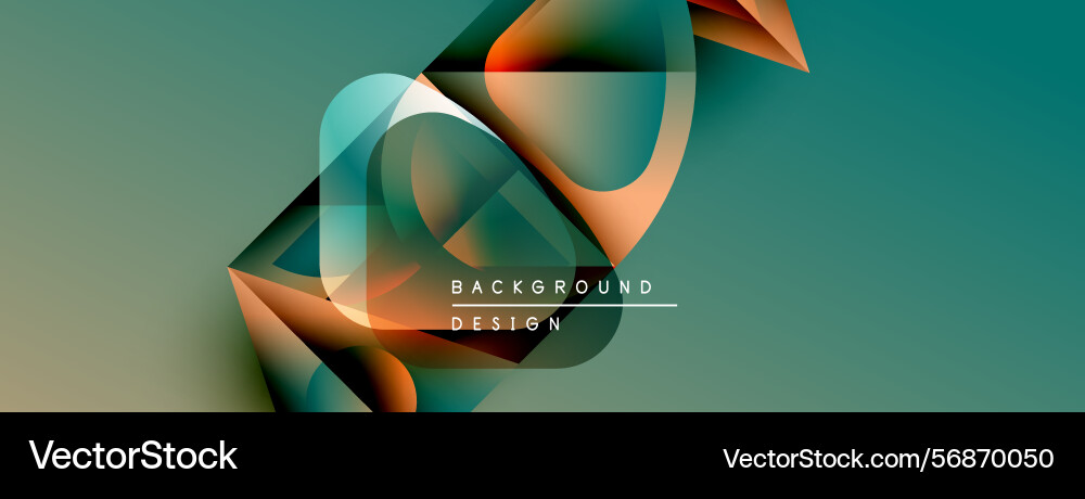 Abstract fluid shapes overlap creating dynamic Abstract fluid shapes overlap creating dynamic Vector Image