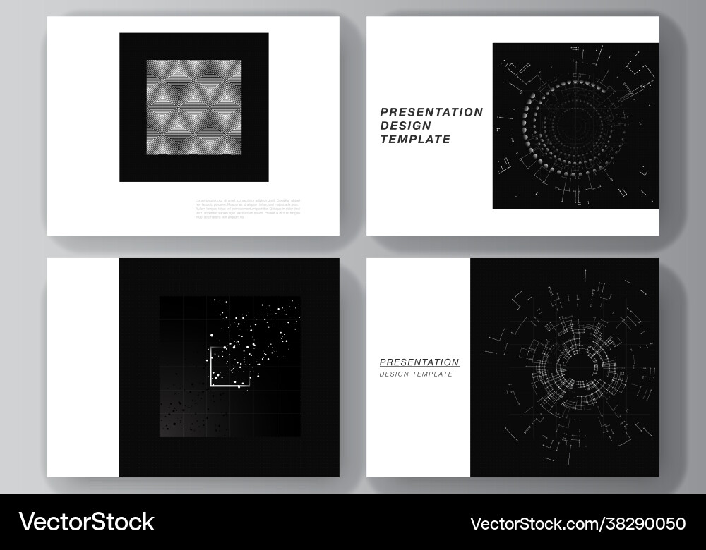 Layout presentation slides design Layout presentation slides design vector image