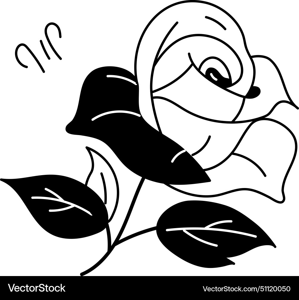 Red rose Royalty Free Vector Image - VectorStock