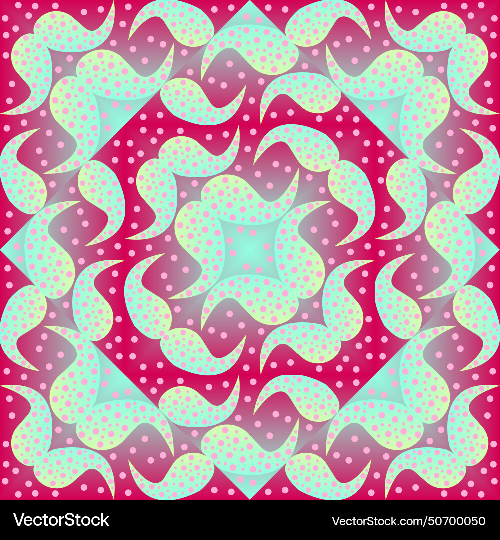 Seamless abstract pattern with gradient triangles vector image