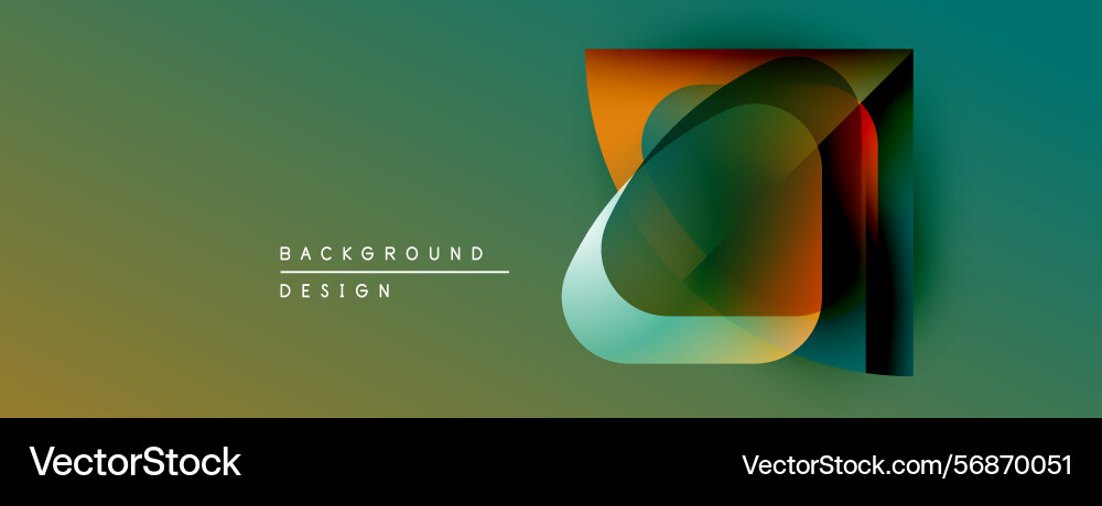 Abstract geometric shapes overlap creating Abstract geometric shapes overlap creating Vector Image