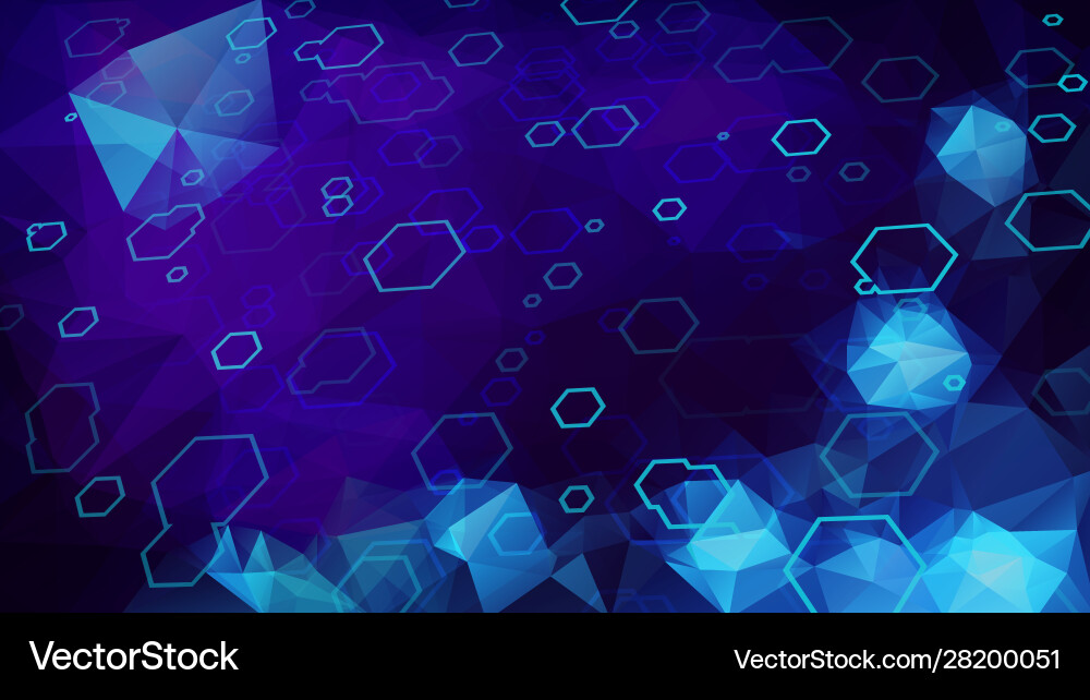 Abstract polygon and hexagon background Abstract polygon and hexagon background vector image