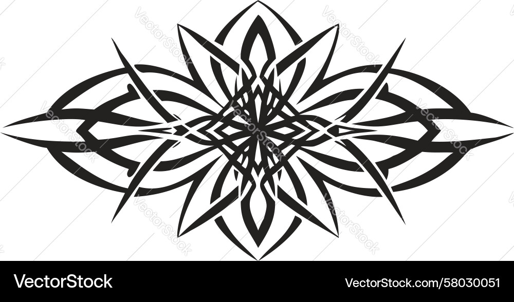 Dynamic Geometric Sharp Pattern vector image
