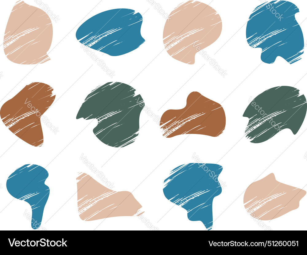 Grunge blobs fluid shapes pictogram symbol visual Grunge blobs fluid shapes pictogram symbol visual vector image