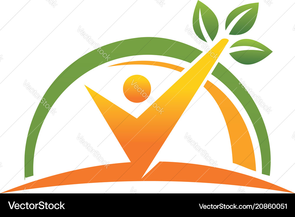 Health life organic Royalty Free Vector Image - VectorStock