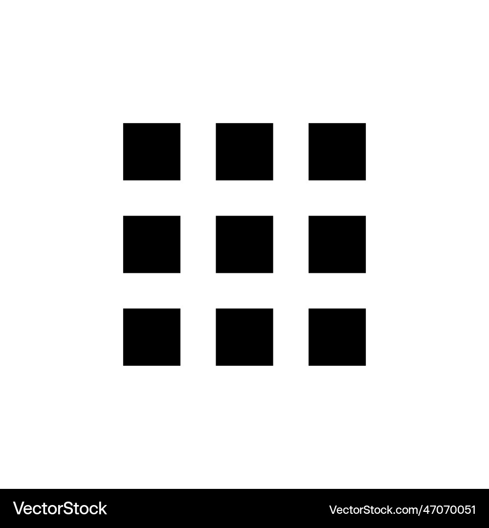 Menu icon web hamburger symbol Menu icon web hamburger symbol vector image