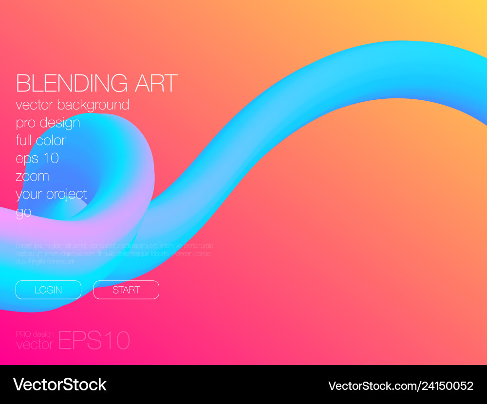 Abstract blend background template for web site Abstract blend background template for web site Vector Image