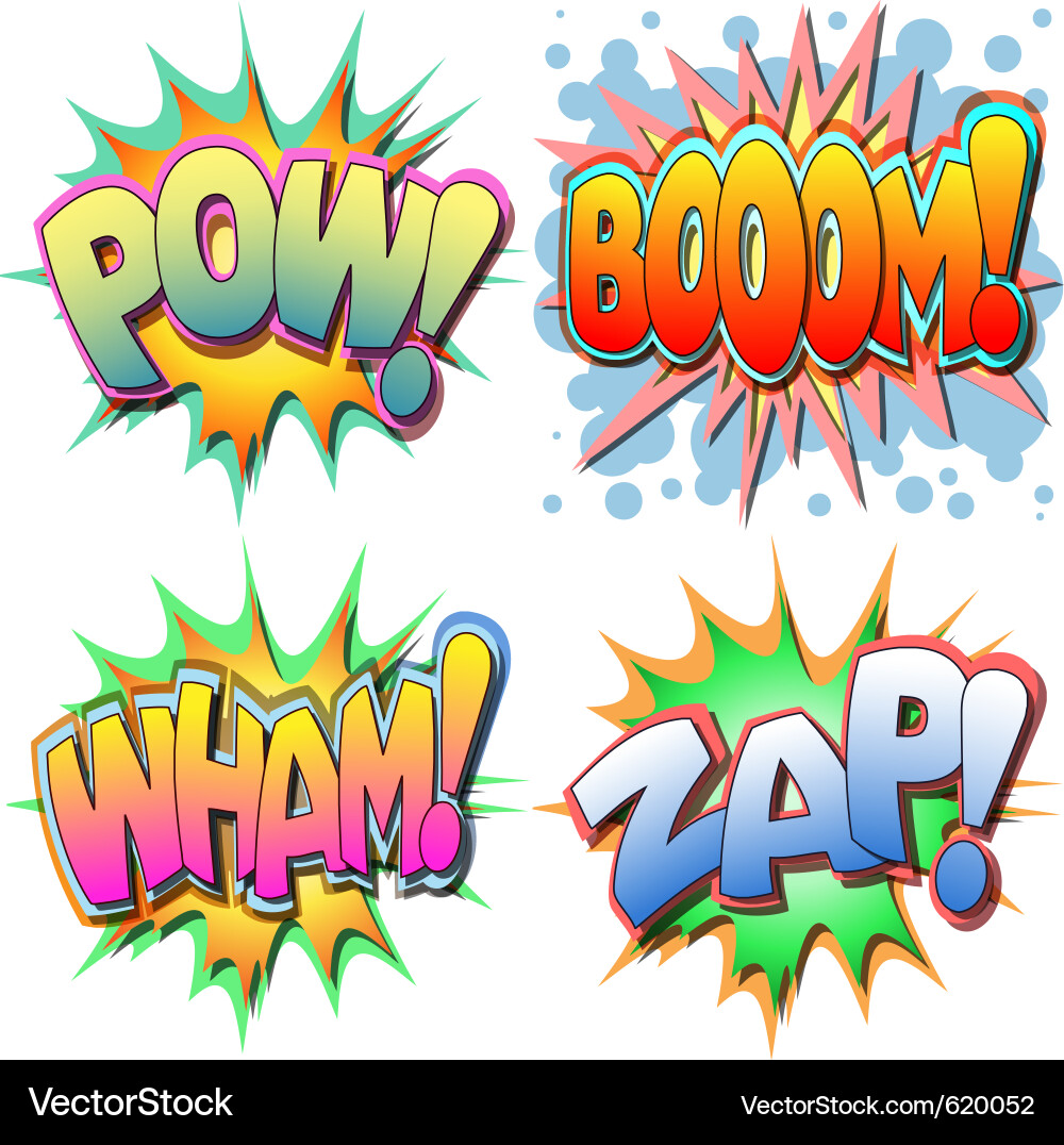 Comic Explosion vector image