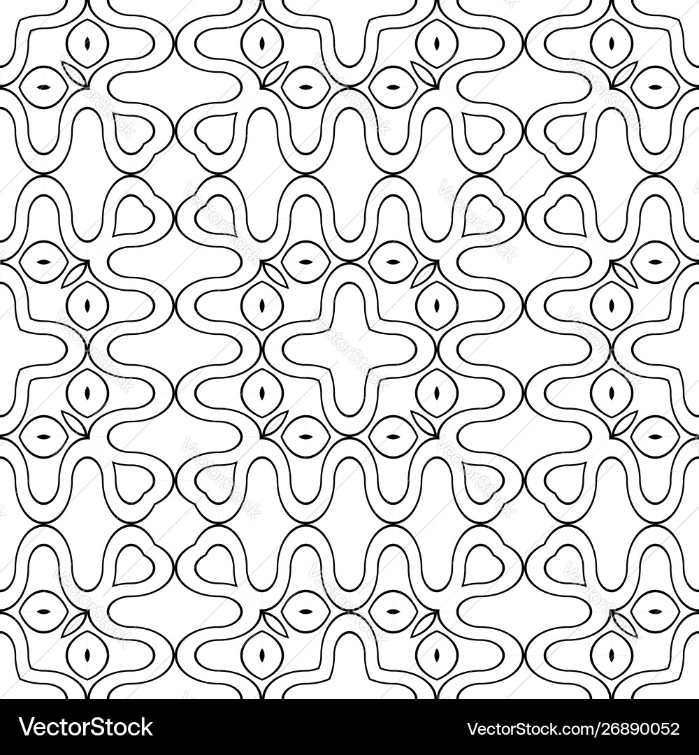 Design seamless monochrome zigzag pattern Vector Image