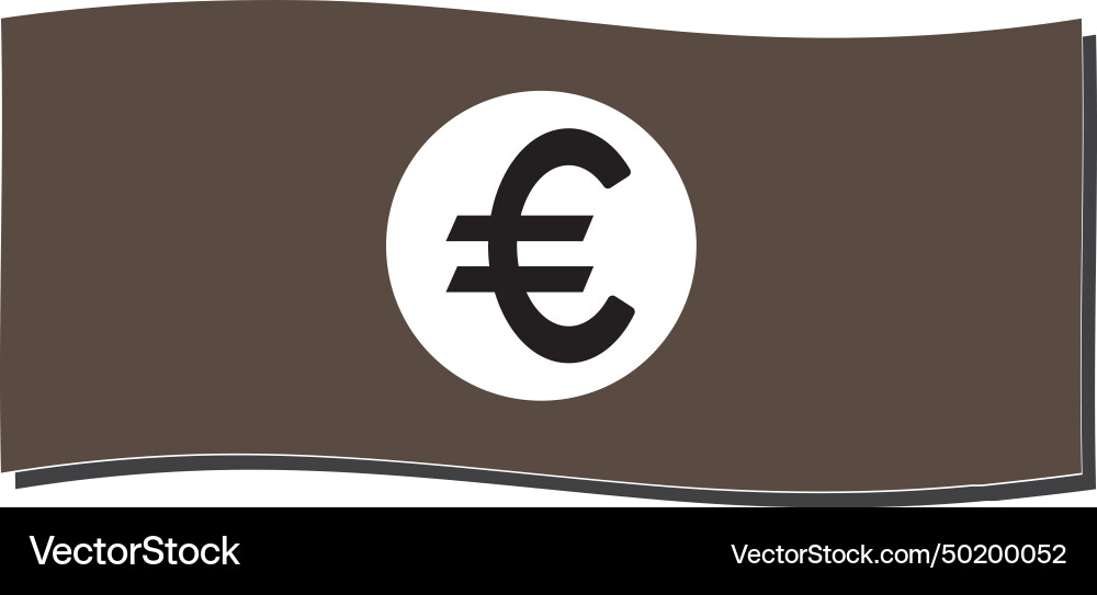 Euro Währungssymbol Euro Währungssymbol vektorbild
