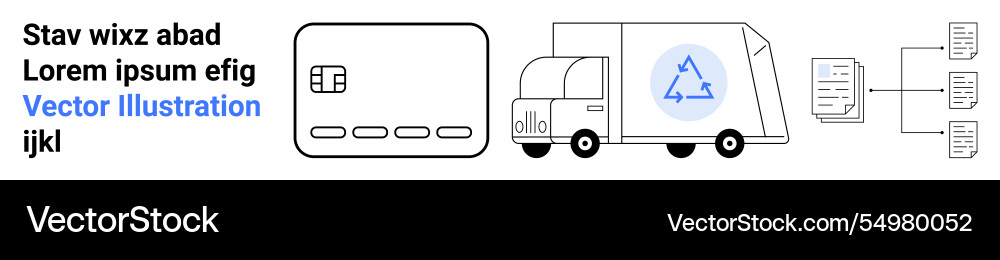 Logistic process payment delivery and data flow Logistic process payment delivery and data flow Vector Image