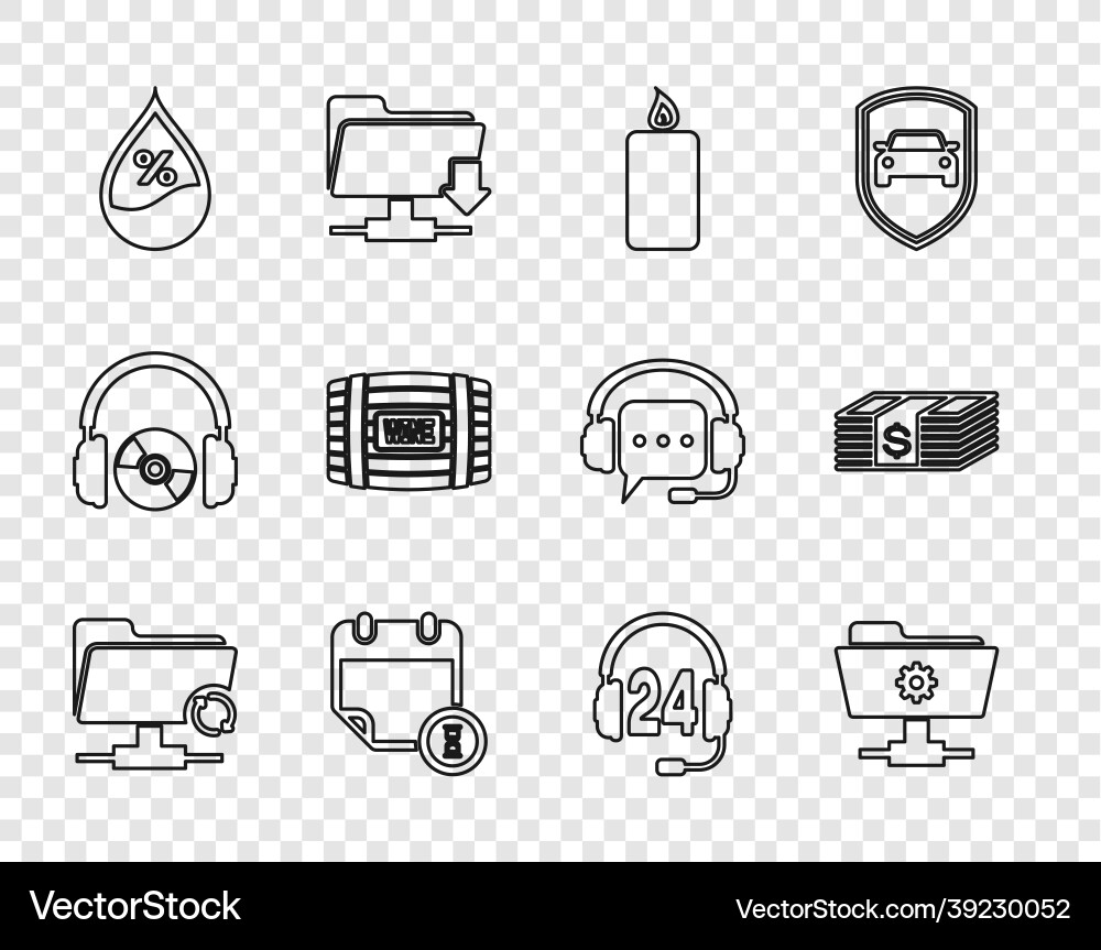 Set line ftp sync refresh settings folder Set line ftp sync refresh settings folder vector image