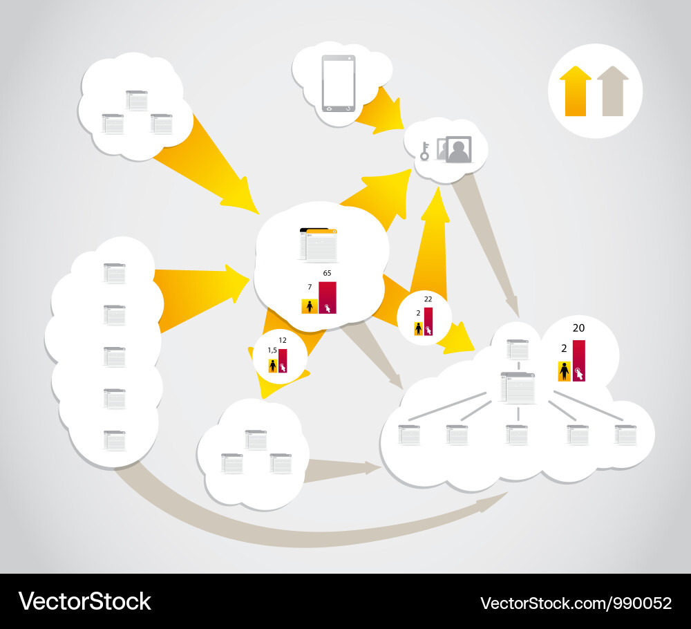 Technology Scheme - Abstract Concept vector image